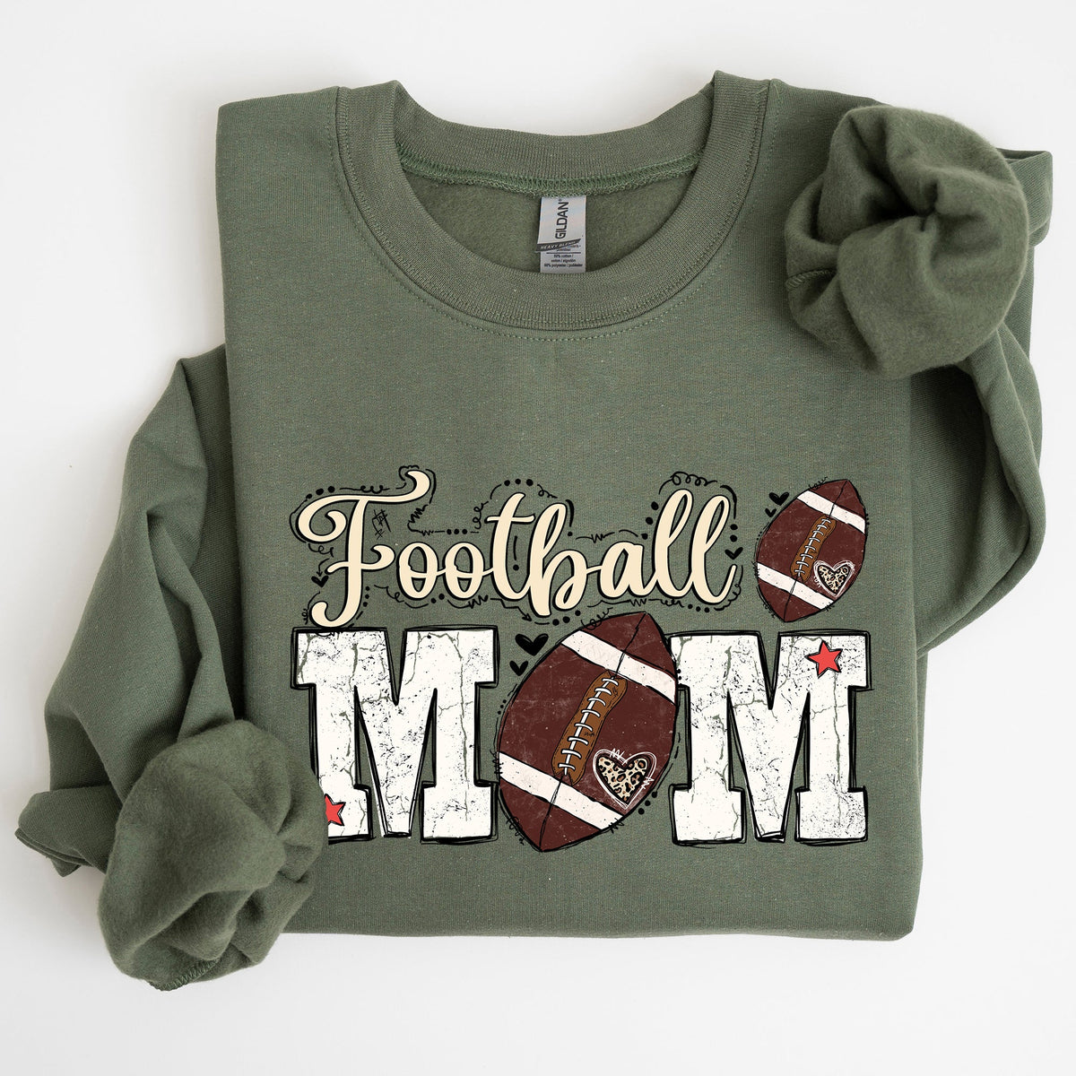 Football Mom Tailgate Party Game Day Big Game Touchdown Fan Gear Team Sweatshirt