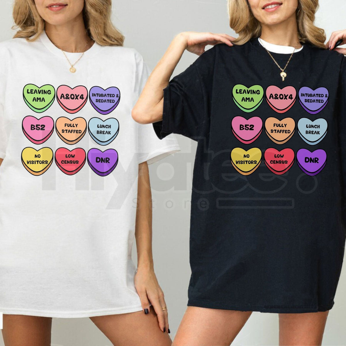 Fruits of the Spirit Candy Hearts T-Shirt – Sweet Christian Faith Graphic Tee