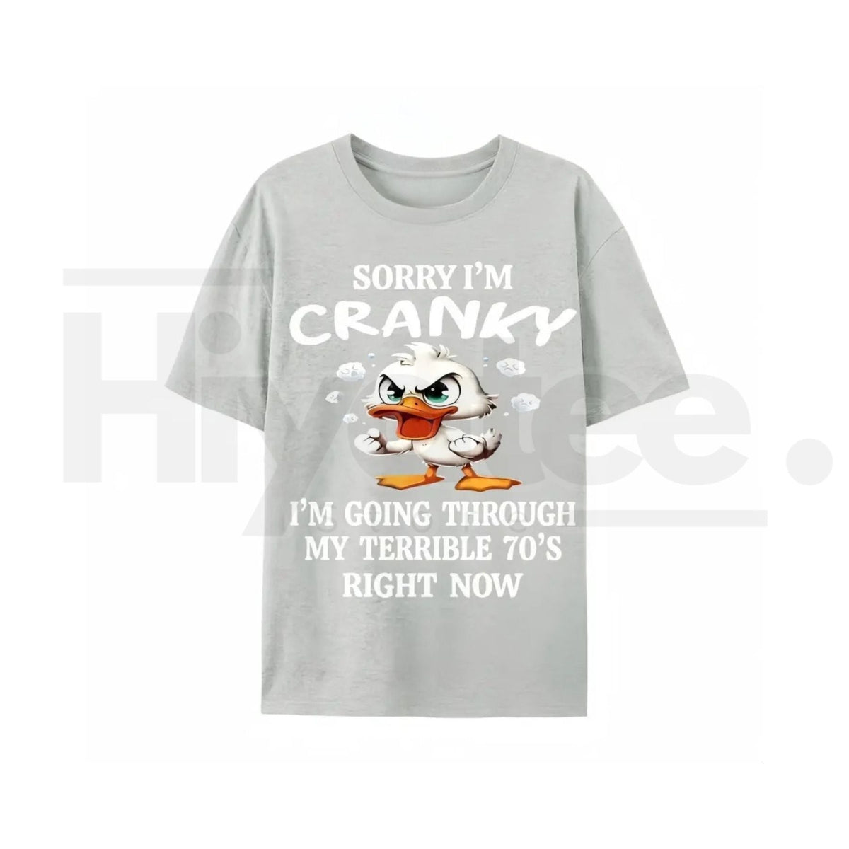 Funny 70s Duck Graphic Tee – Cute Retro Aesthetic 100% Cotton Unisex Shirt