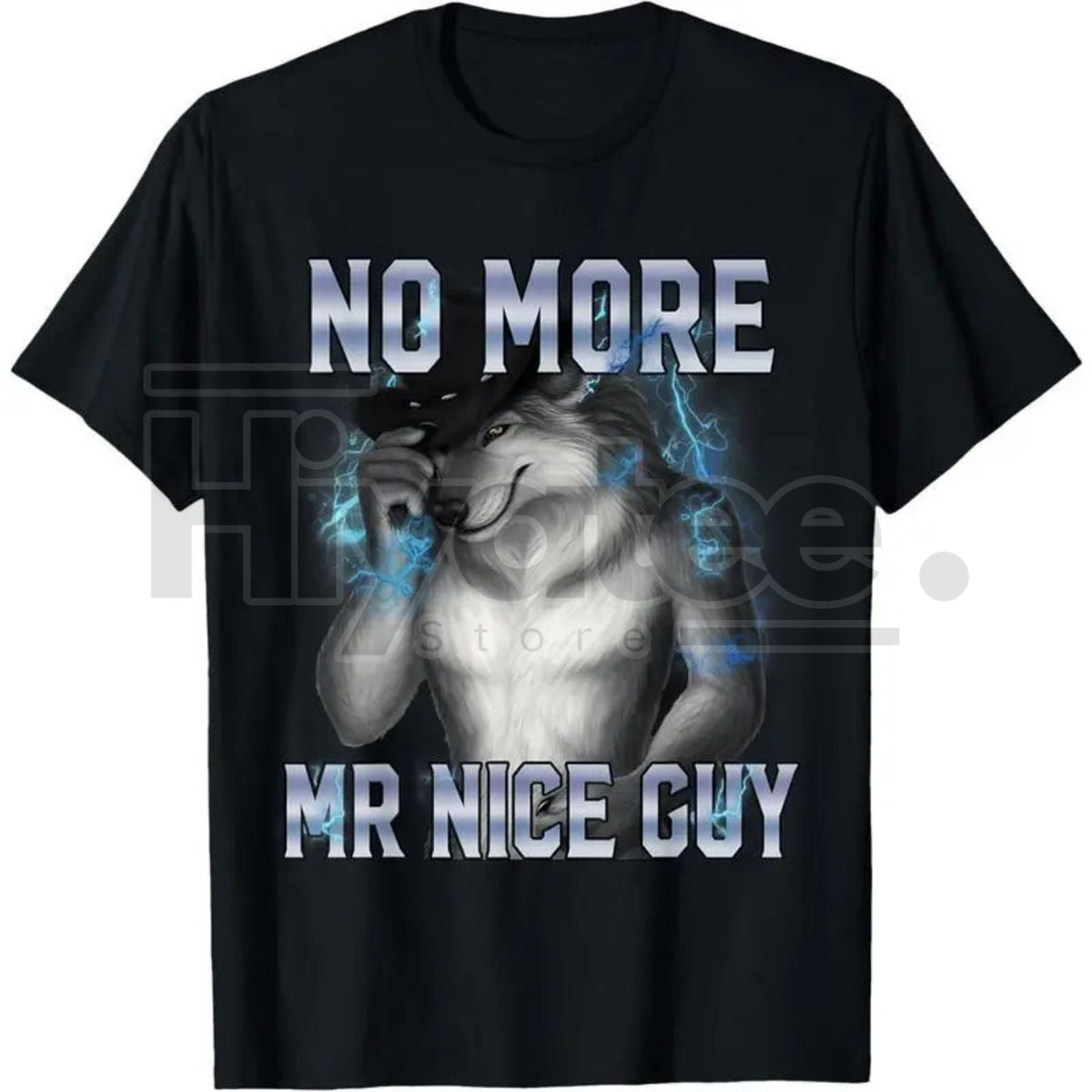 Funny Alpha Wolf Meme T-Shirt – 100% Cotton Sarcastic Humor Unisex Graphic Tee