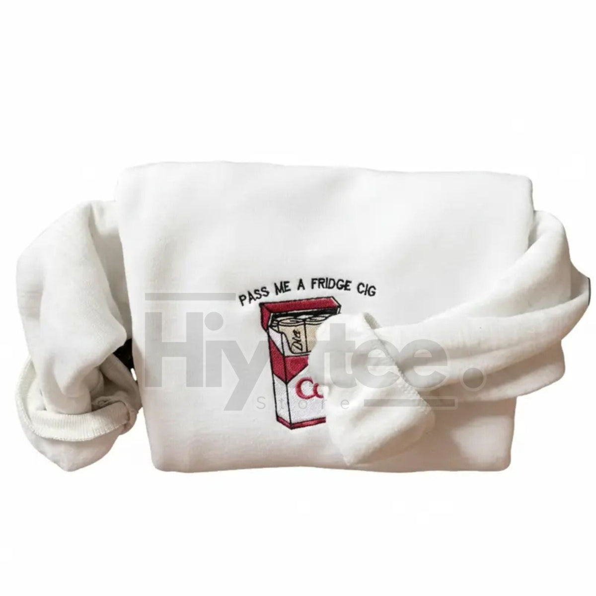 Funny Embroidered "Pass Me A Fridge" Sweatshirt – Sarcastic Holiday Gift for Friend