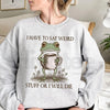 Funny Frog Sweatshirt: 