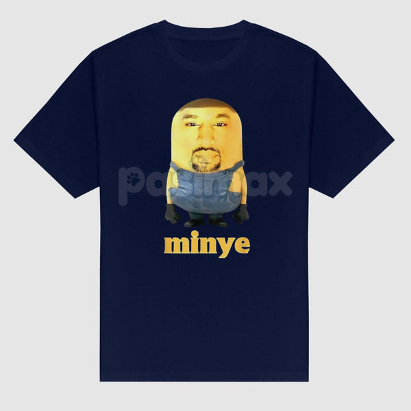 "Funny Minye" Cartoon Graphic Tee - Hip Hop Streetwear T-Shirt, Unisex Humor Top for Women & Men