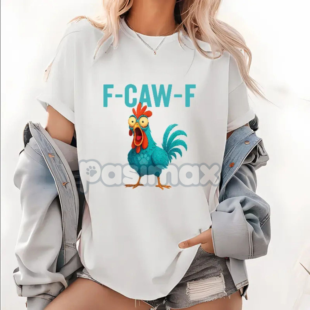 Funny Rooster Chicken T-Shirt - Farm Animal Humor Tee, Bird Lovers Apparel