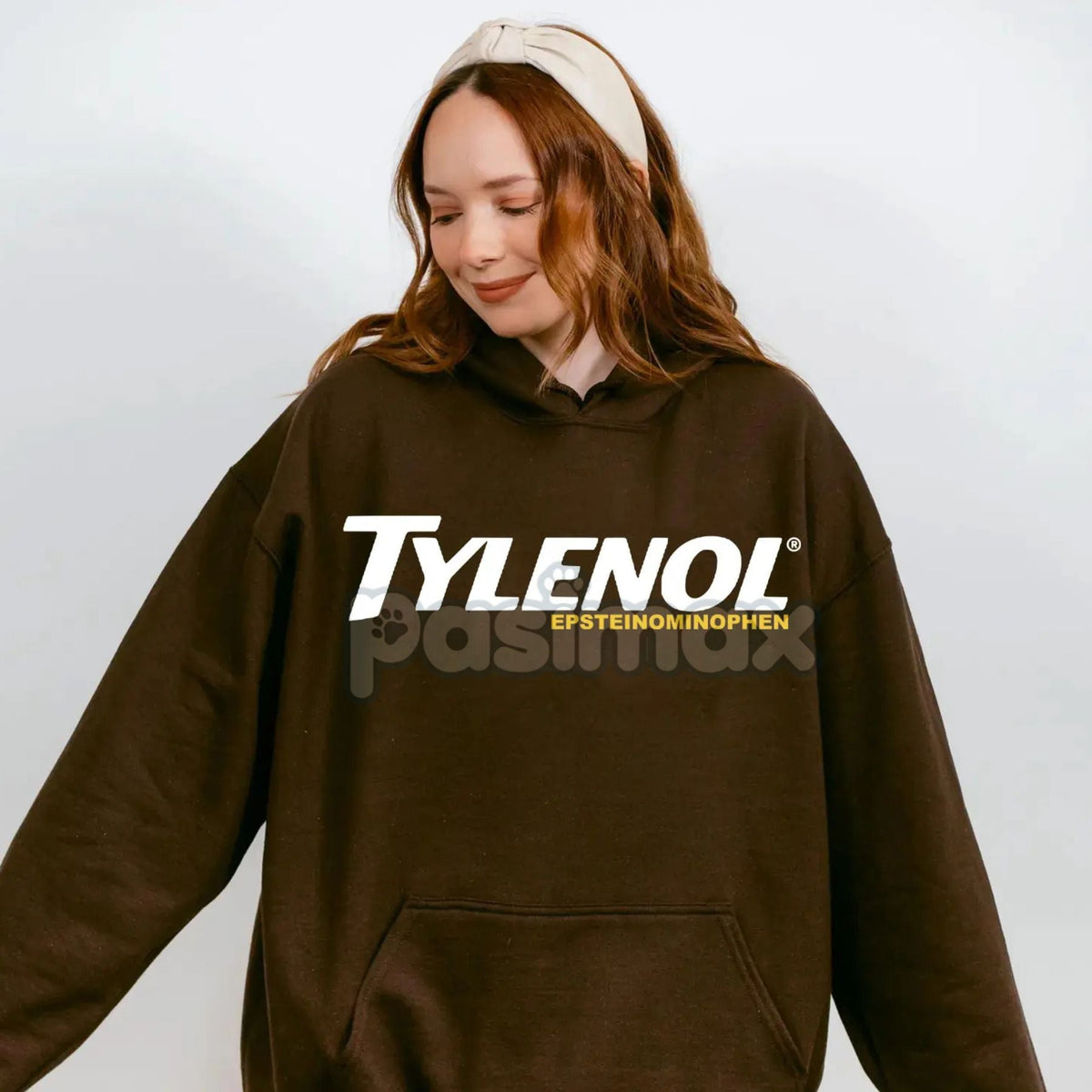 Funny Tylenol Epsteinaminophen Hoodie – Dark Humor Satire Pullover, Edgy Commentary Top