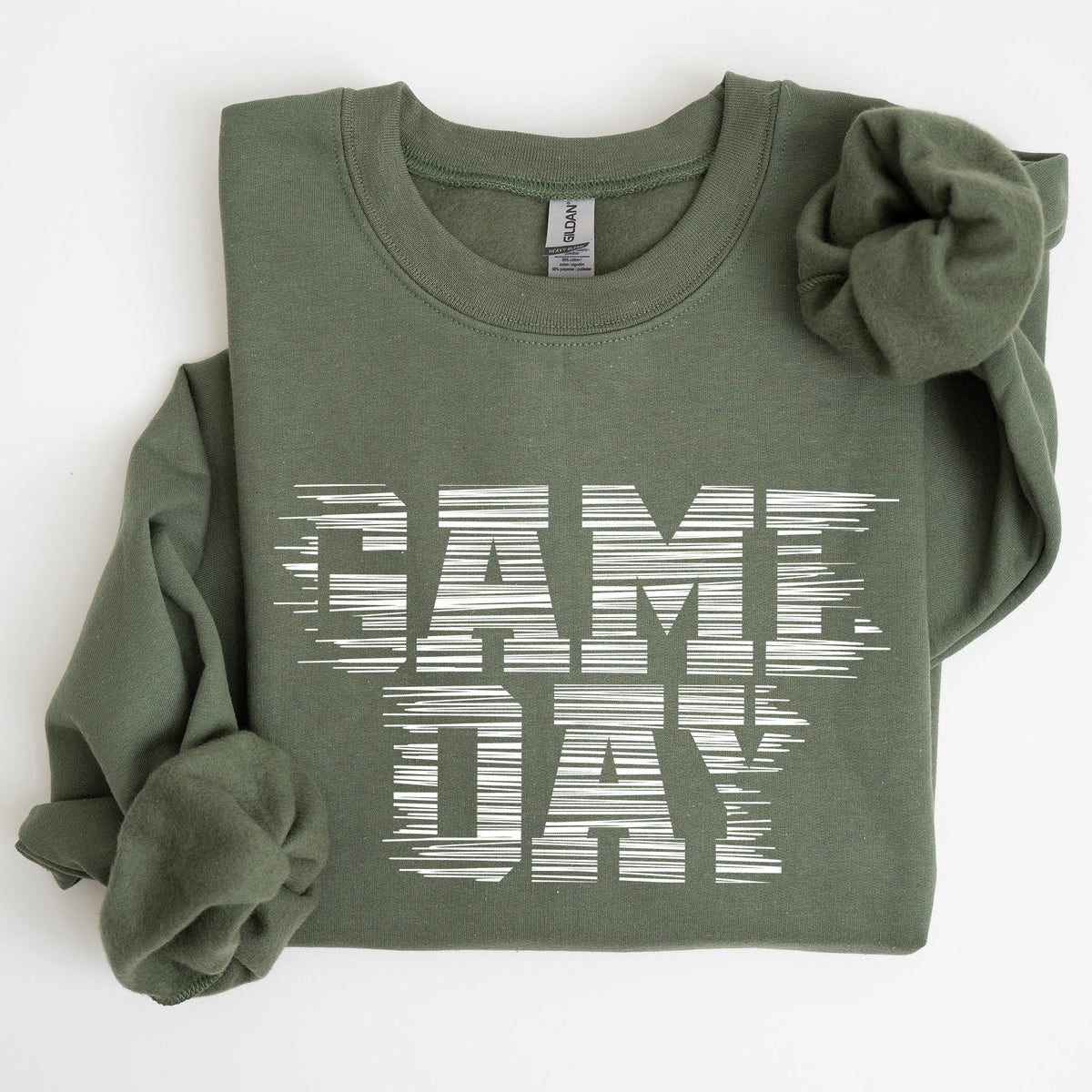 Game Day Vintage Football Sports Big Game Touchdown Tailgate Party Crew Sweatshirt