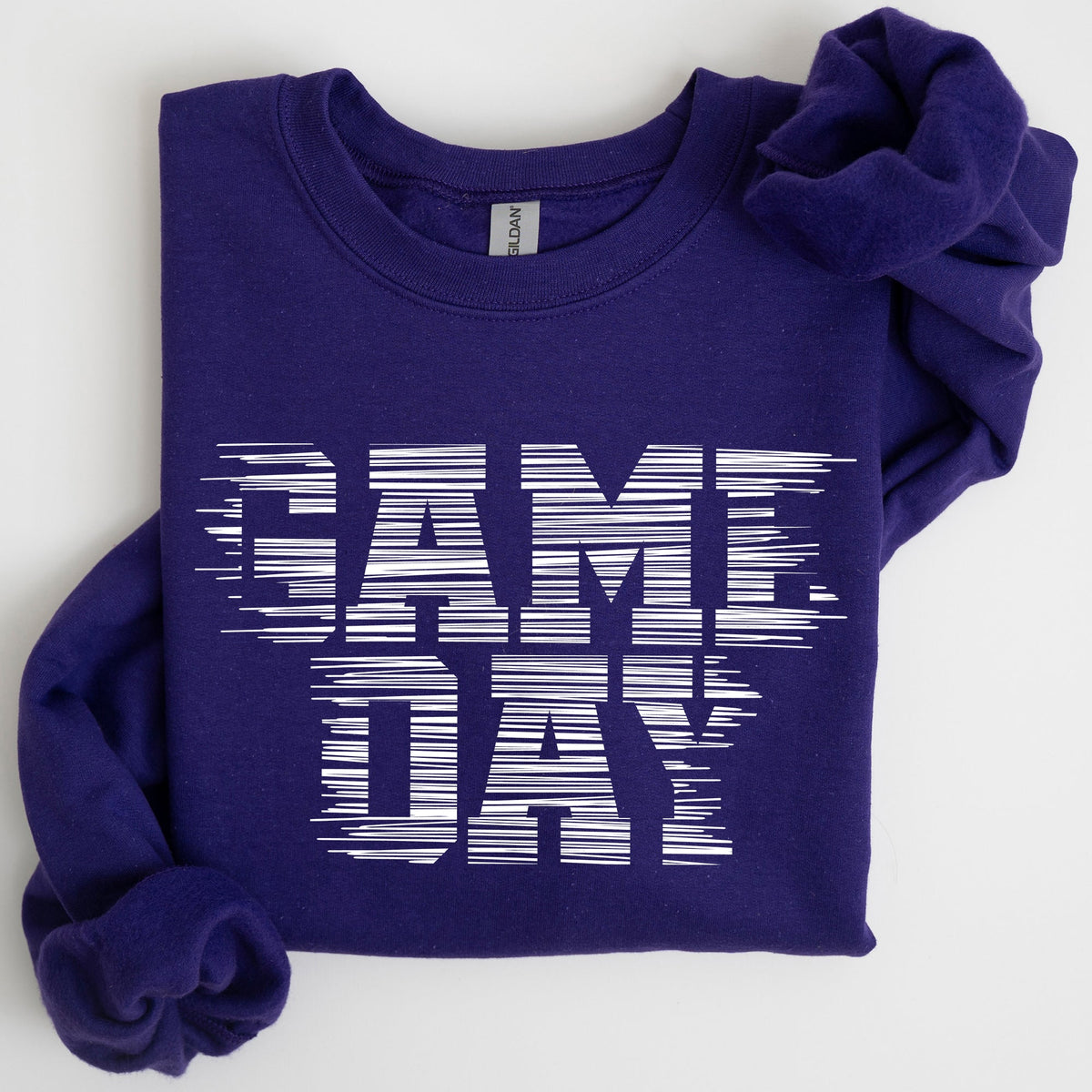 Game Day Vintage Football Sports Big Game Touchdown Tailgate Party Crew Sweatshirt