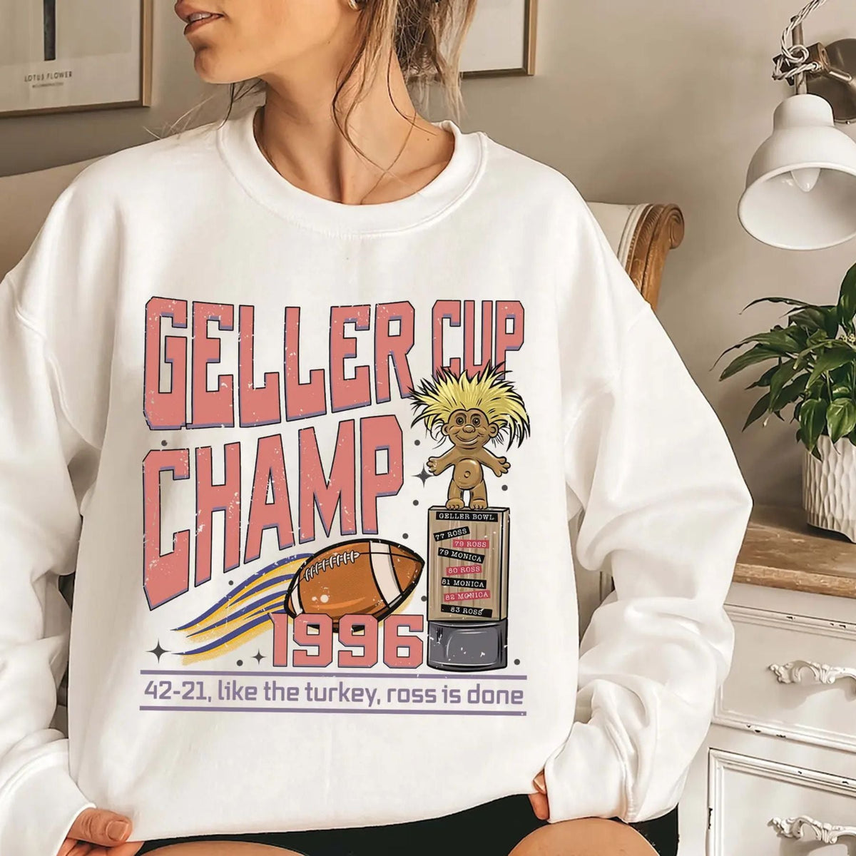 Geller Bowl Friendsgiving Sweatshirt – The Friends TV Show Thanksgiving Top
