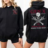 Gen X Custom Year Hoodie – Badass Generation FAFOT Pullover, 100% Cotton, Unisex Comfort Womenswear Top