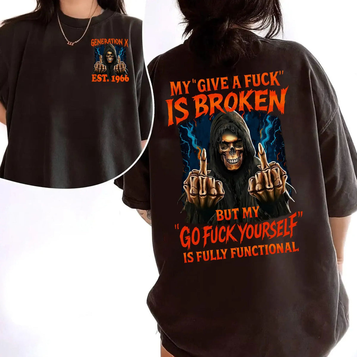 Gen X "FAFOT" Shirt - Vintage-Inspired Badass T-shirt, Generation X Apparel