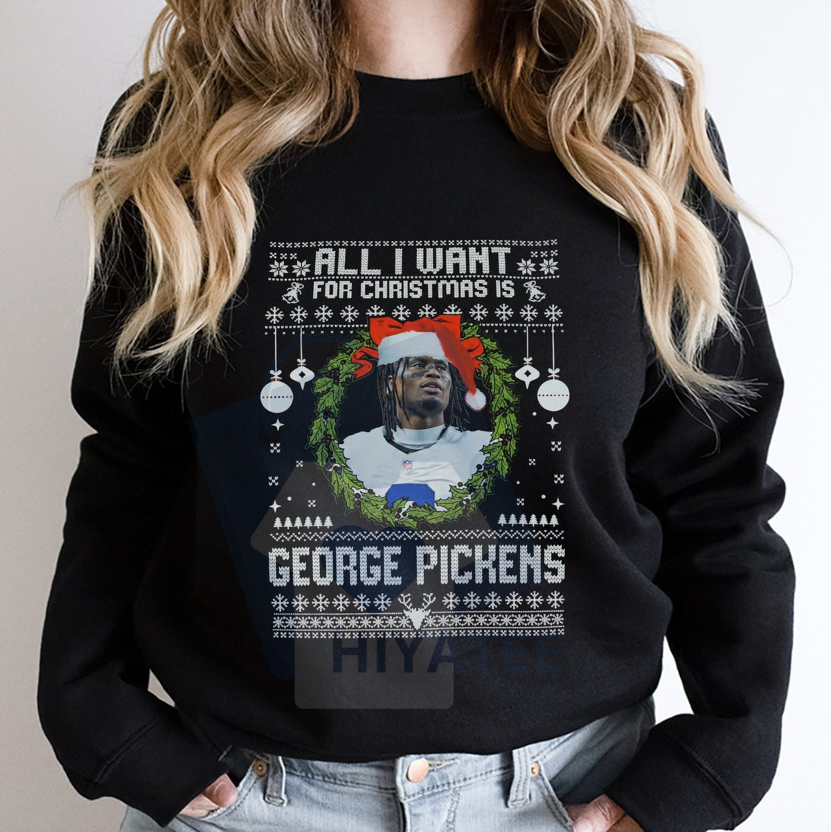 George Pickens All I Want For Christmas Sweatshirt