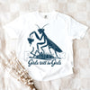 'Girls Will Be Girls' Praying Mantis Tee – Funny Insect Shirt, Entomologist Gift, Unique Bug Lover T-Shirt