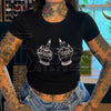Give ICE The Finger Embroidered Baby Tee – Activist Unisex T-Shirt, Social Justice & Protest Graphic Top