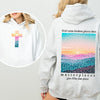 God Turns Broken Pieces Into Masterpieces Give Him Your Pieces Hooded Sweatshirt