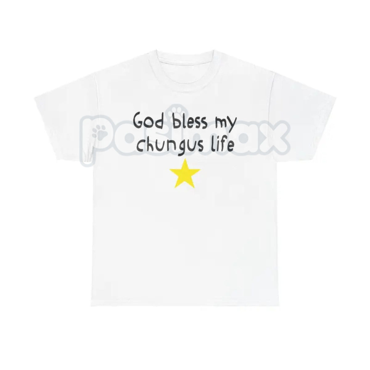 "God Bless My Chungus Life" Funny T-Shirt - Ironic Big Chungus Meme Tee, Sarcastic Religious Parody Shirt, Wholesome Internet Culture Apparel