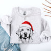 Golden Retriever Santa Claus Christmas Cheer For Devoted Dog Lovers Festive Pet Pride Sweatshirt