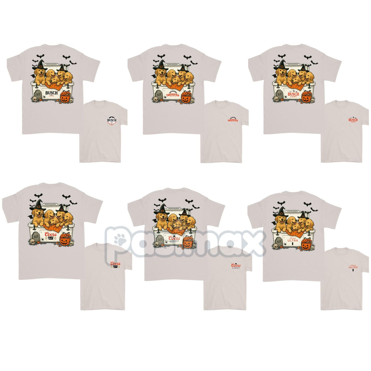 Golden Retriever & Beer T-Shirt - Dogs & Beer Funny Tee, Gift For Dog Lovers