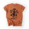 Graveyard Rodeo, Cowboy Skeleton, Halloween Comfort Colors Tee
