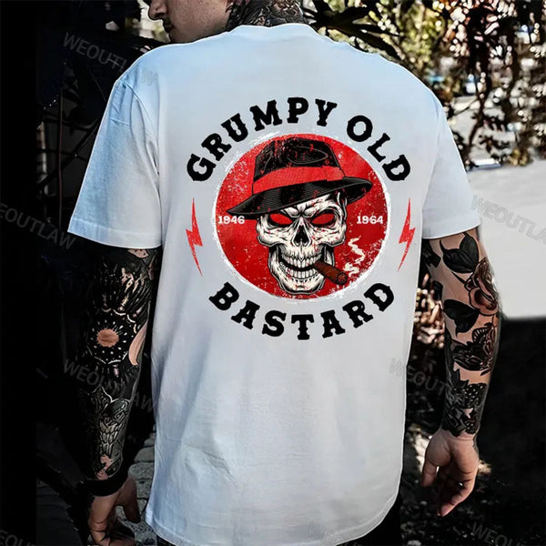 "Grumpy Old Bastard" Shirt - Funny Gift for Men, Humorous Statement Tee