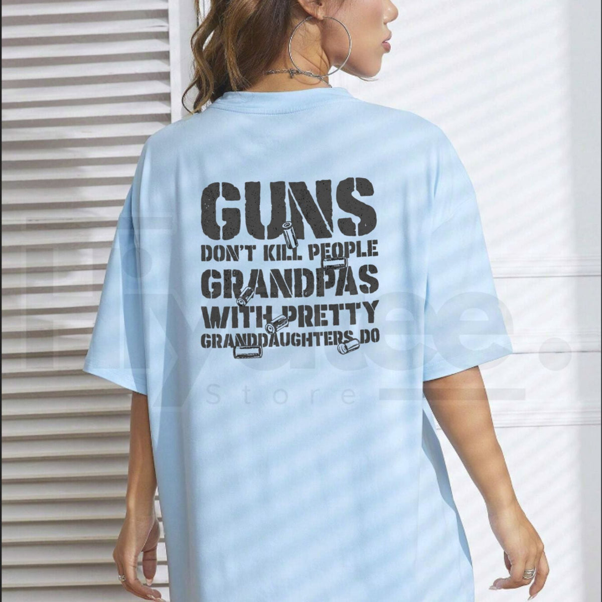 Guns Don't Kill People Grandpas With Pretty Granddaughters Do T-Shirt