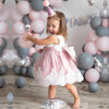 Modern luxury Baby Elegant Baby Girls 1st Year Birthday Dress Halloween Costume Party Dress For Baby And Girls With Big Bow And Modern Unique Colors