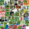 10/30/50PCS Interesting Frog PEPE Graffiti Meme Stickers For Skateboard Helmet Gift Box Bicycle Computer Notebook Car Kid Toys