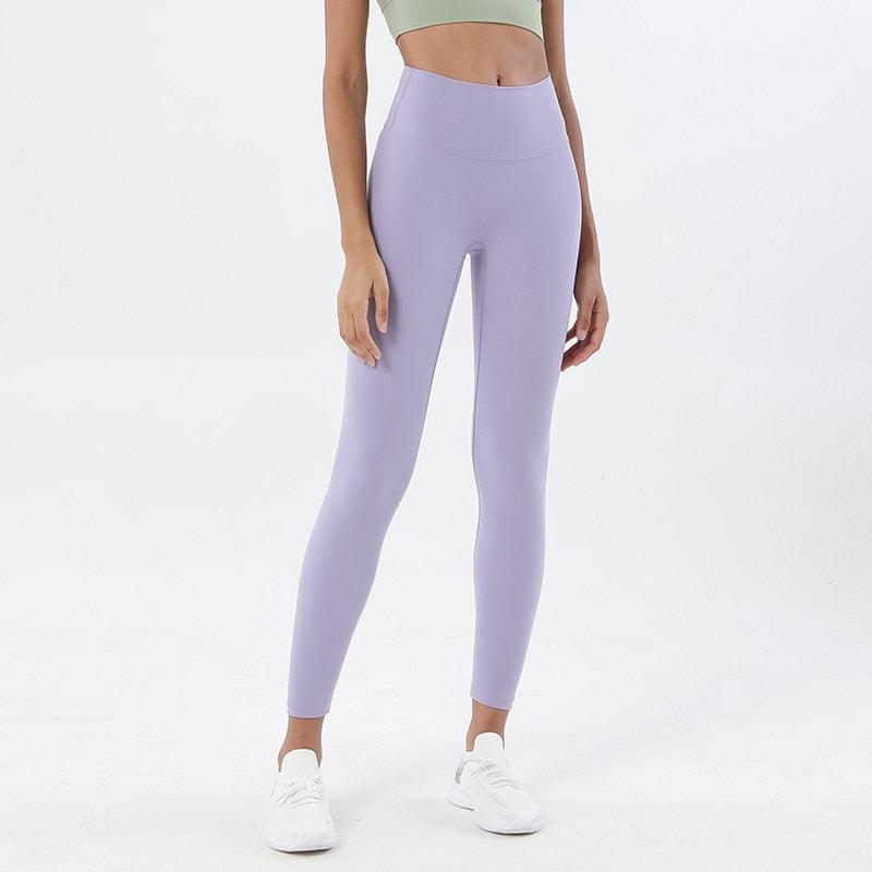 New Yoga Pants Women Leggings Fitness Girl Soft Pants Tight High Waist Women's Sports Pants Yoga Pants Leggings Workout Pants With Pocket Stretchable Sports Fitness Running Pants For Women & Girls