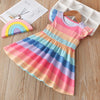 Princess Clothing for Kids Rainbow Baby Dresses Cotton Party Girl Dress For Girls For all Occasions