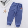New Kids 1-5Year Baby Boys Pants Autumn Warm Toddler Infant Long Trousers Cartoon 100% Cotton Kids Children Pants