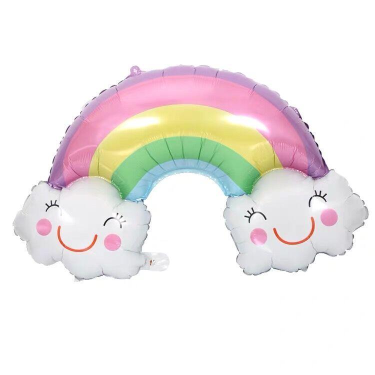 Big Popular Decorations Ballons in Donuts Lip Stick Ice Cream and Rainbow Style Balloons For Kids  Baby and Birthday Decorations Inflatable Helium