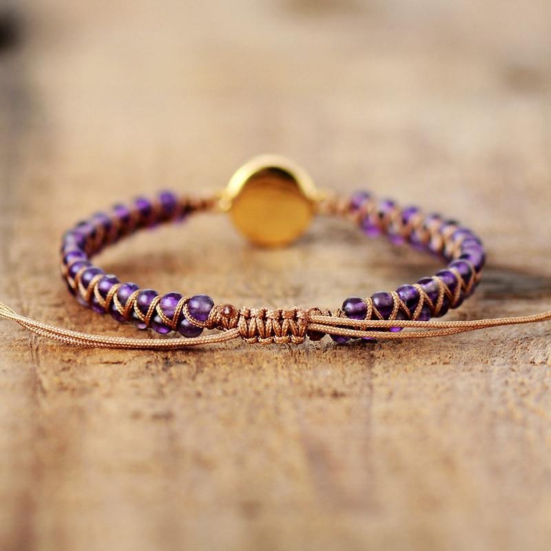 Handmade Luxury Wax  Elegant Bracelet With Stone In Modern Colorful Design For Woman and Ladies