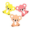 1pc Unique Baby Koala Silicone Teether Teething Chew Toy   Nursing Tool Pendant Food Grade Silicone