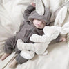 Modern New Lucury Newborn Baby Clothes Bunny Baby Rompers Cotton Hoodie Rabit Romper For Baby