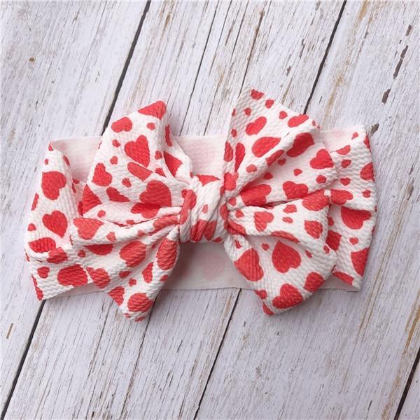 Luxury Modern Colorful Newborn Toddler Baby Girl Boy Headwear Solid Bowknot Soft Turban Knot Hairband For Girls Kids