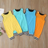 New Baby Boys Girls Outfits Clothes Newborn Baby Kids Rompers Toddler Solid Striped Sleeveless Cotton Jumpsuit Playsuit For Kids