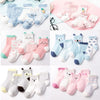 Luxury Modern 5pair Socks Set Kids Soft Cotton Socks Baby Cute Cartoon Warm Dots Fashion Sport Socks For Firls and Boys Kids