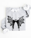 Halloween Bat Lace Gothic Spooky Witch Motif Fashion Statement For Midnight Lovers Sweatshirt