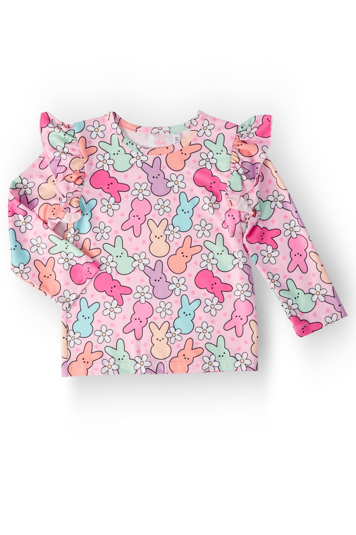 Hangin with My Peeps L/S Ruffle Tee