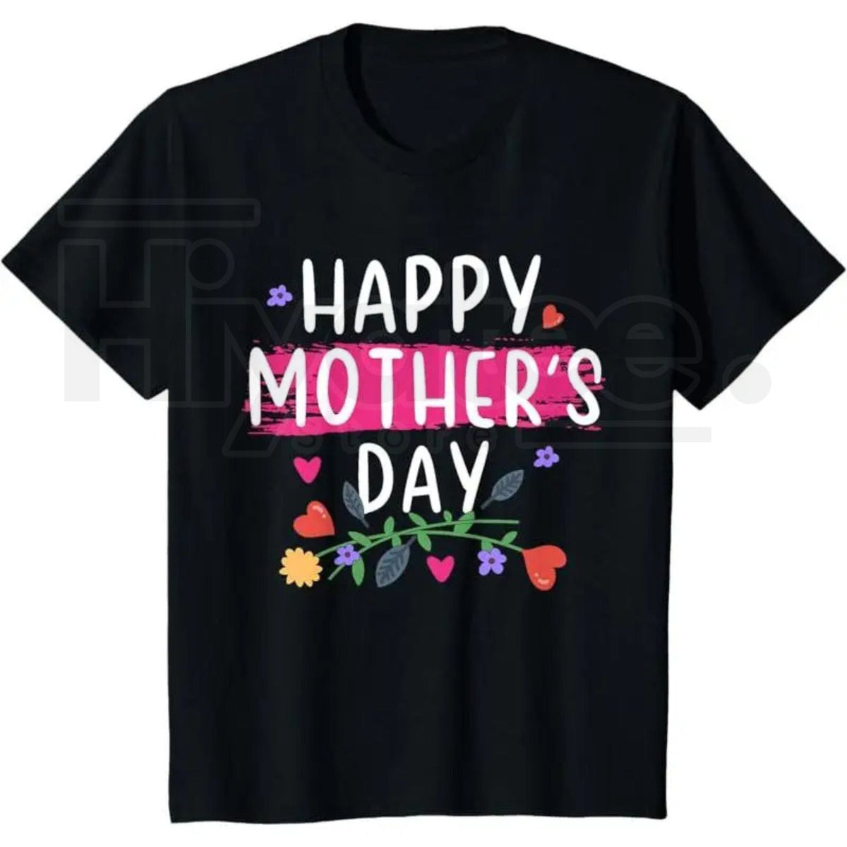 "Happy Mother's Day 2025" – Timeless Floral Mom Celebration Graphic Top