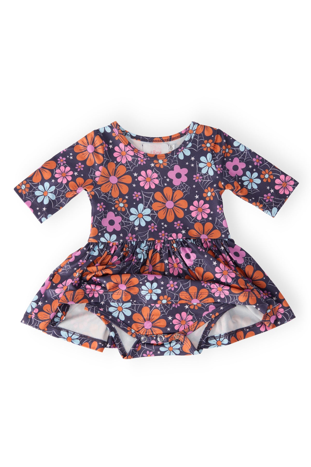 Haunted Garden 3/4 Sleeve Twirl Bodysuit