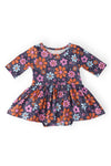Haunted Garden 3/4 Sleeve Twirl Bodysuit
