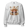 Hazel the Highland Cow Crewneck Sweatshirt | Cute Hairy Coo Graphic Top | Farm Animal Unisex Sweater
