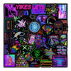 10/30/50/100PCS Cartoon Neon Light Graffiti Stickers Aesthetic Car Skateboard Laptop Phone Bike Cool Toy Decal Sticker for Kids
