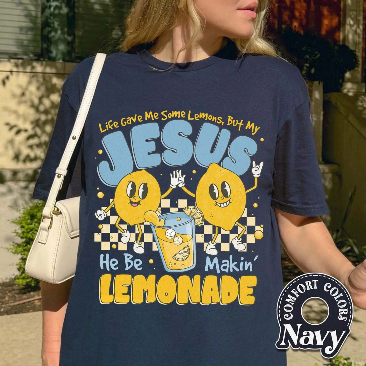 'He Be Makin Lemonade' Shirt – Life Gave Me Some Lemons Tee, Christian Humor T-shirt, Funny Faith Shirt, Gift for Christians