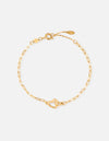 Heart Paperclip Chain Bracelet