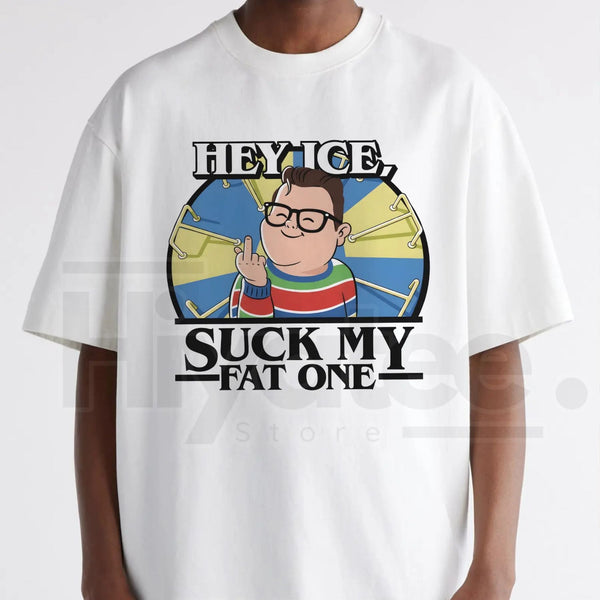 "Hey Ice Su.ch My Fat One" Funny Meme Shirt – Derek Sarcastic Graphic Tee