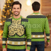 Hilarious Meme Balls Christmas Sweater, Funny Couple Holiday Party Jumper, Naughty Xmas Sweatshirt Gift