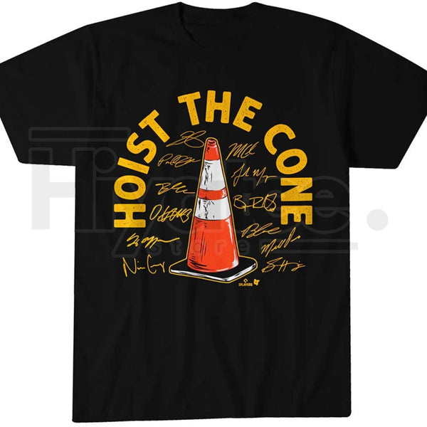 "Hoist The Cone" – Pittsburgh Baseball Signatures Fan Graphic Top