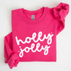 Holly Jolly Retro Christmas Classic Winter Santa Xmas Holiday Edition Sweatshirt