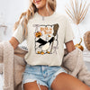Honk or Treat Cute Goose Halloween Witch Cozy Spooky Season Mascot Illustration For Halloween Party Wear Graphic Tee